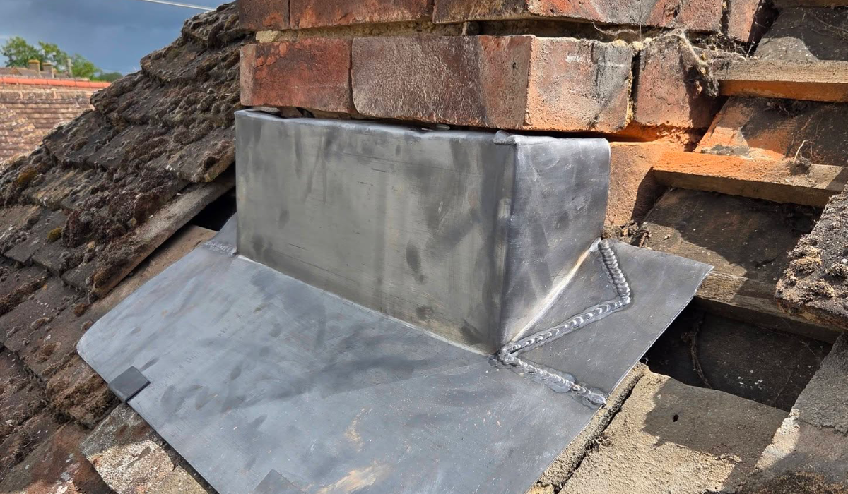 Chimney re-leading by LS Roofing